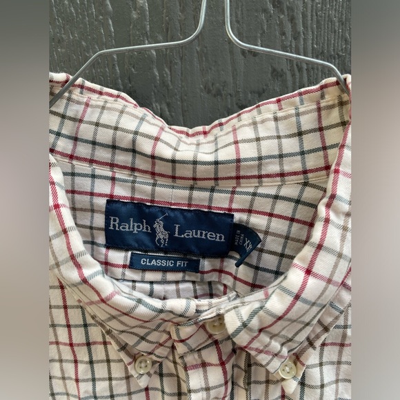 lot of 2 ralph lauren classic fit plaid button shirt 2xl - Picture 4 of 11